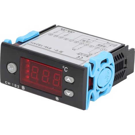 Thermostat numérique à double capteur de température de ligne avec dégivrage pour installations frigorifiques, 220 V CA (1/5)