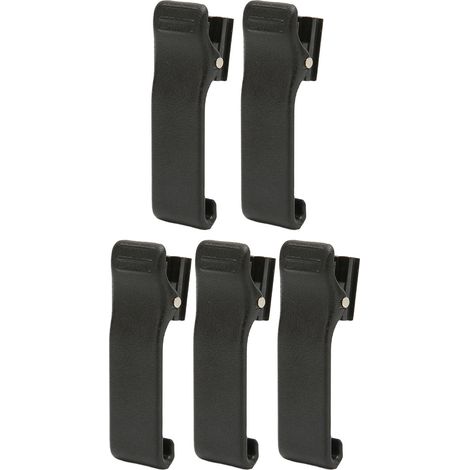 5 Pièces Ceinture Porte-Radio en Plastique pour Motorola GP88 GP88S GP2000, Accessoire de Ceinture Léger et Résistant pour Radio