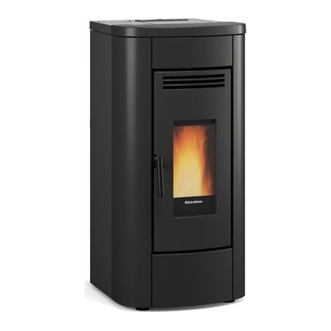 Extraflame 1284952 Klaudia Plus Stufa a pellet canalizzata Potenza 8 kW Capacita' serbatoio 15 Kg colore Nero
