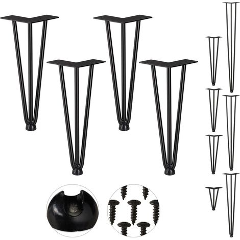 Set di 4 forcine per gambe per mobili