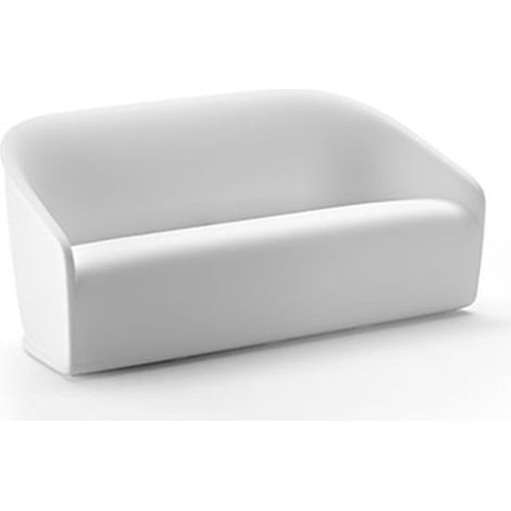 Moderner Outdoor-Sofa für Bar und Restaurant aus Polyethylen Settembre - Weiß
