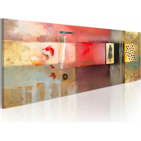 Tableau panoramique - mélancolie d'automne - 120 x 40 cm (1/4)