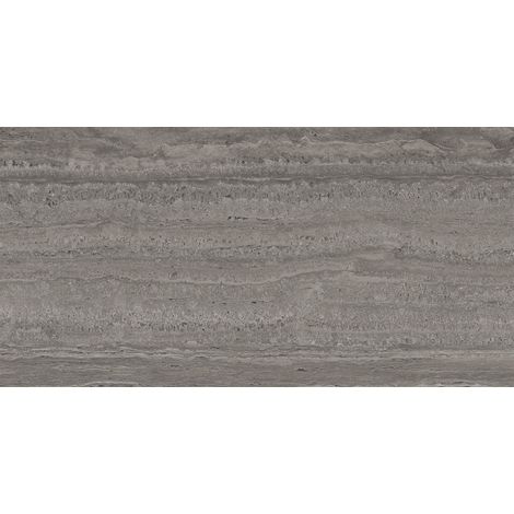 Mexen Neo Travertino Nero Muster einer glasierten rektifizierten Feinsteinzeugfliese G1, Boden-Wand-Fliese, matt - TL302-06-S