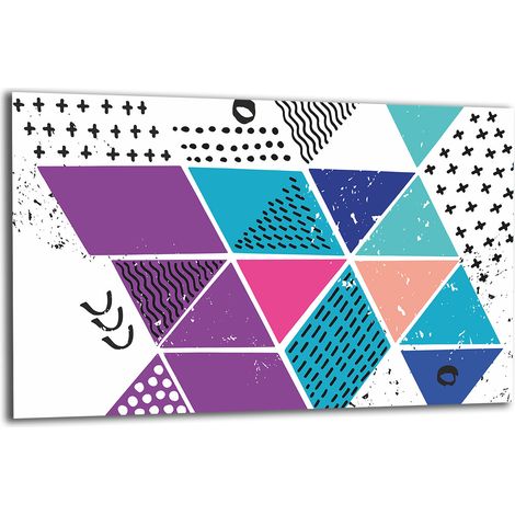 PLAQUE DE PROTECTION EN VERRE POUR CUISINIÈRE 80x52 MOSAÏQUE (1/5)