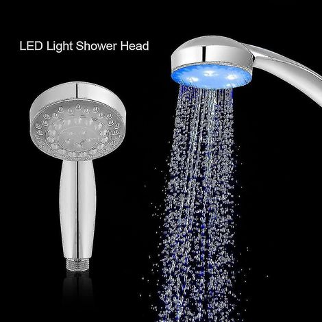 Pommeau de douche LED à 3 couleurs changeantes avec capteur de température (1/3)