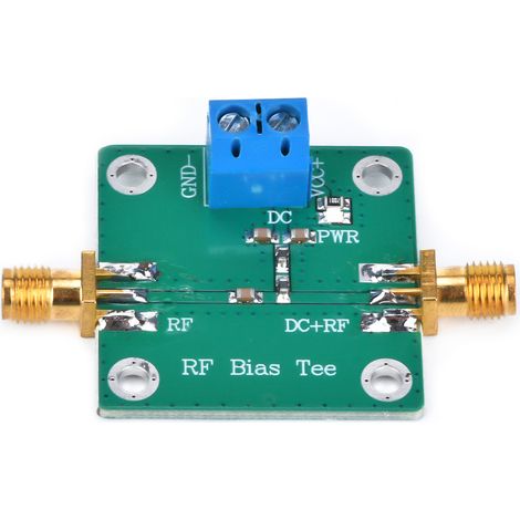 Alimentation RF/micro-ondes HF avec polarisation CC 10-6000 MHz pour amplificateur large bande d'antenne active (1/5)