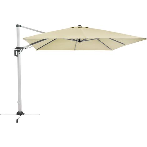 Doppler Sonnenschirm/ Ampelschirm "Active II Pendelschirm" 350 x 260 cm, natur, Bezug aus 100% Polyester, Stock aus Auminium, Streben aus Stahl, 26,2 kg Sonnenschirm / Ampelschirm "Active II Pendelsch