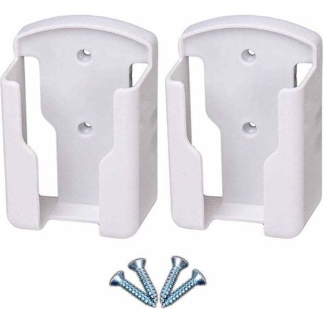 Support mural pour télécommande – Boîte de rangement en ABS résistant – Convient aux télécommandes jusqu’à 64 mm – Lot de 2 (1/5)