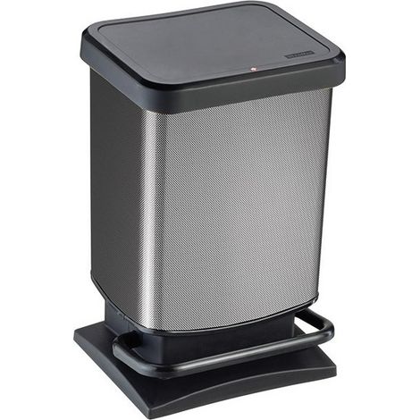 Mülleimer 20 Liter Dekor Carbon Paso Ref 7540008 - Sundis