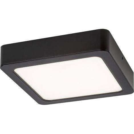 Plafoniera quadrata LED 7W nero/bianco 4000K 12cm Rabalux (1/4)