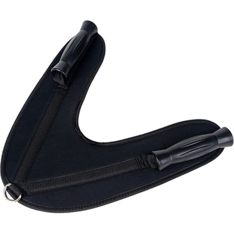 Lot d'accessoires de musculation : sangle d'épaule pour poulie fitness, poignée abdominale, bande d'exercice pour crunch à la maison (1/5)