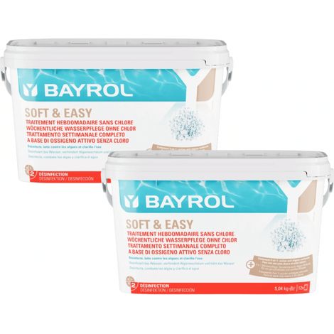 Pack de 2 Soft & Easy 30m3 à base oxygène actif pour piscine BAYROL (1/5)