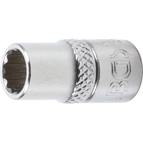 Llave de vaso 12 caras entrada 6,3 mm (1/4") 7 mm (1/4)