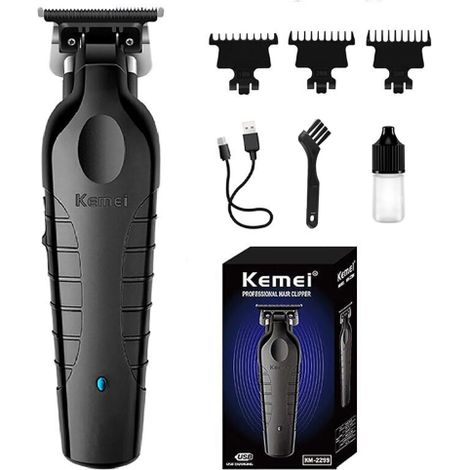 Kemei Homme Tondeuse à cheveux Rasoir à barbe Tondeuse électrique sans fil (1/3)
