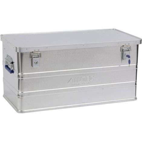 Alutec Classic scatola di immagazzinamento in alluminio 93 L argentata