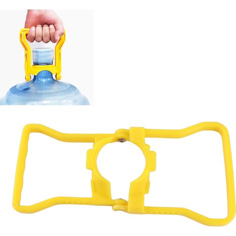 Anneau de Levage d'Eau Embouteillée à Double Poignée Anneau Portatif pour Barreaux d'Eau Ergonomique Economisant Effort pour Usage Domestique Jaune (1/5)