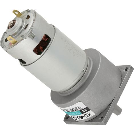 35W Mikro-Gleichstrom-Metallgetriebemotor, Drehzahl einstellbar, CW/CCW (24V 100rpm) (1/5)