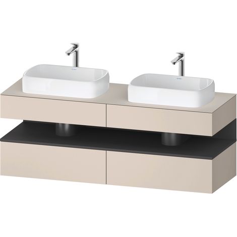 Duravit Collection One Meuble sous-vasque sur console, 2 tiroirs,