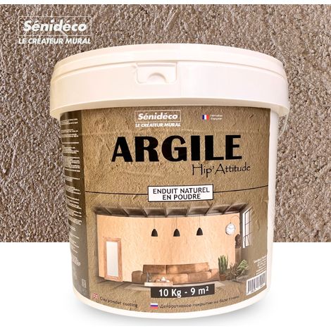 Enduit décoratif argile 10kg pour 9m² coloris CREPUSCULE