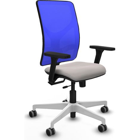 Sedia da ufficio piqueras y crespo Motilla bianco pelle sintetica (1/2)