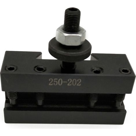 Porte-outil à changement rapide type coin 250, support en acier pour tour, porte-outil réglable, fixation rapide, 1 pièce (1/4)