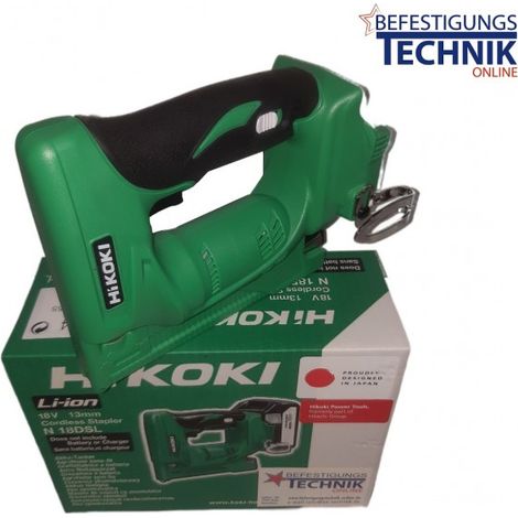 HiKOKI Akku Tacker 18V, ohne Akku und Ladegerät - N18DSLW4Z