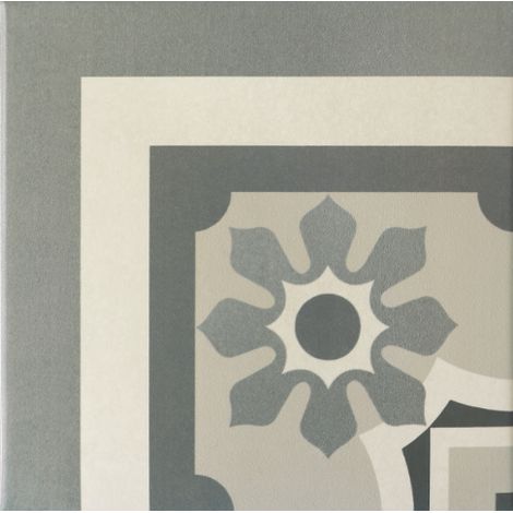 Eiffel Art Construction – Carrelage sol et mur en grès cérame effet ciment gris 20x20 cm – Finition mate – Pour intérieur et extérieur – Lot de 4 pièces (1/5)