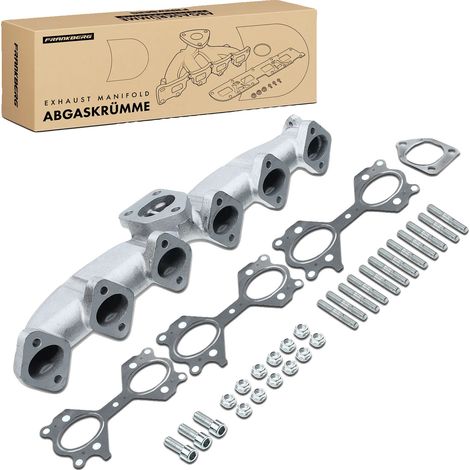 Collecteur d'échappement, fonte, longueur 0,001 mm, compatible avec automobile premium E46 330d, numéro de pièce interchangeable 11622248166, numéro de pièce du fabricant 11622248166 (1/5)