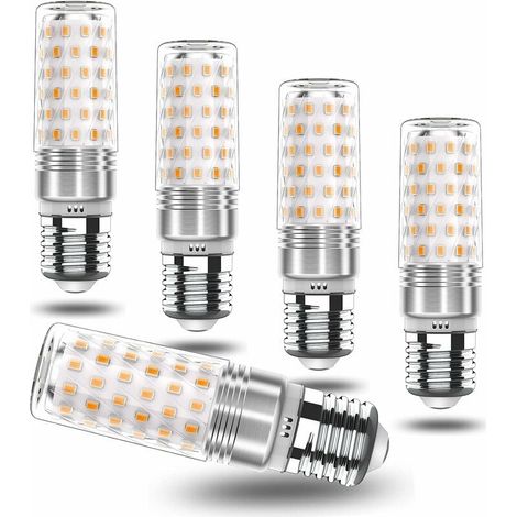 Ampoule LED E27 Blanc Froid 6000K 1600LM, Ampoule LED d'intérieur 16W E27 équivalente à un halogène de 150W, AC 220-240V, non dimmable, Grande lampe épis de maïs LED E27 à montage à vis, Paquet de 4 (1/4)