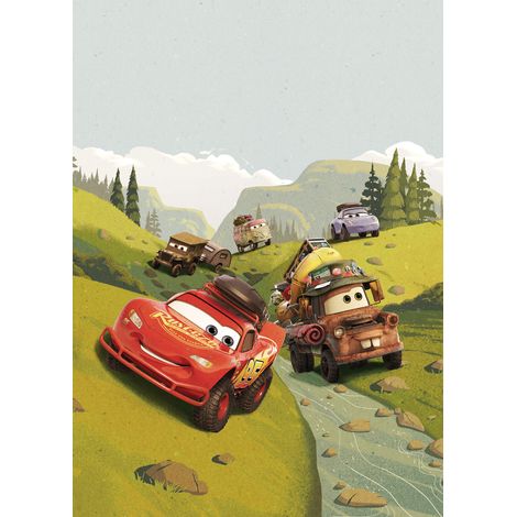 Papier peint panoramique enfant Cars Camping (1/5)