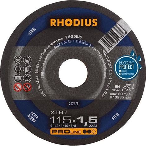 Taglio Disco Xt67 115 X 1,5 Millimetri Rodio (A 50)