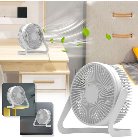 Ventilateur De Bureau USB 6 Pouces - Silencieux - Pour Ordinateur Portable Et Fixe - 1 Pièce (1/5)