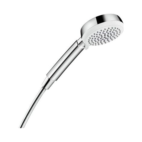 Hansgrohe Crometta 100 Vario Douchette à main 4 jets, Blanc / Chrome (26824400) (1/5)