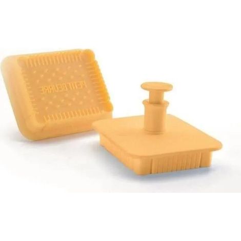 ibilis Ausstechform beige 7 x 5,5 cm für Biscuits