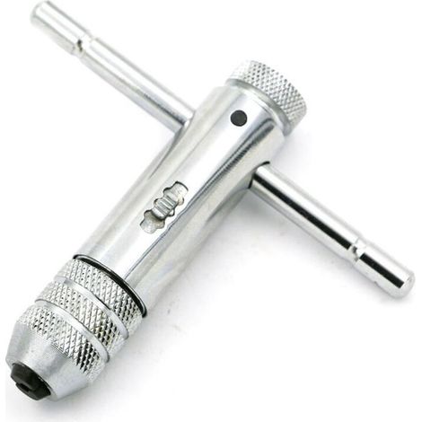 Tarauds à main, Cliquet Réglable Clé pour Porte-taraud à Poignée en T M5-M12 Outils (1/5)