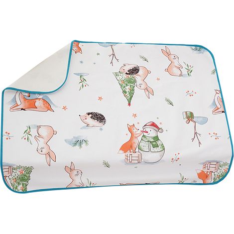 Matelas à langer imperméable, lavable et réutilisable, anti-fuites, pour bébé, idéal pour les voyages...