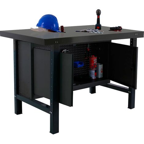 Simonrack Simonwork BT6 Gartenarbeitsplatte Anthrazit Robust