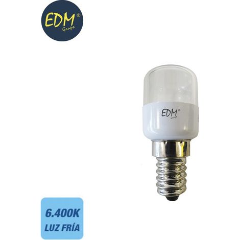 Röhrenförmige LED-Kühlschranklampe E14 0,5 W 55 lm 6400 K Kaltlicht ø2,6 x 60 cm EDM