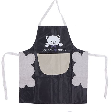 Tablier de Manucure Élégant Imperméable en Polyester avec Poche pour Cuisine (1/5)