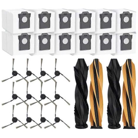 NALOOKAMIC Pour rouleau compresseur MOVA Z60 Ultra : pièces détachées complètes, accessoires, brosse principale et sac à poussière. (1/4)