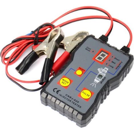 Nettoyant pour injecteurs et testeur professionnel d'injecteurs de carburant automobile avec outil de diagnostic à 4 modes d'impulsion pour l'analyse du système d'alimentation en carburant automobile (1/5)