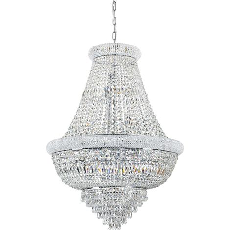 Lampadario Classico Dubai Metallo-Cristallo Cromo 24 Luci E14 (1/2)