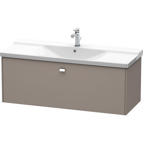 BRIOSO mobile lavabo maniglia cromo 450x1220x479mm basalto opaco