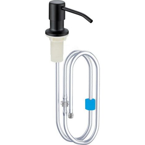 Flüssigseifenspender für die Spüle, Edelstahl-Spülmaschinenpumpe mit 99 cm (39 Zoll) Verlängerungsrohr, kein häufiges Nachfüllen nötig. – AquaForge (1/5)
