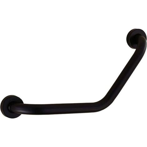 ALLIANDISBarre D'Appui 43cm Poignée de Baignoires Inox Mural Porte-serviettes 43CM Noir (1/4)