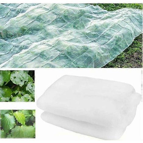 Filet à mailles fines, 4 x 10 pouces, barrière anti-insectes pour plantes, utilisé pour la protection, le paillis entre les rangs, le grillage pour plates-bandes surélevées, la moustiquaire de serre. (1/5)