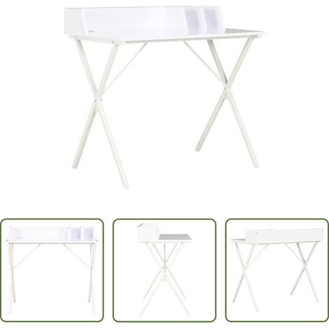 Bureau moderne - Bureau Blanc 80x50x84 cm (1/5)