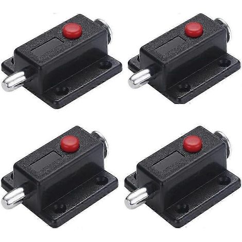 Lot de 4 verrous de porte automatiques à ressort pour fenêtres et armoires, édition 527 (1/5)
