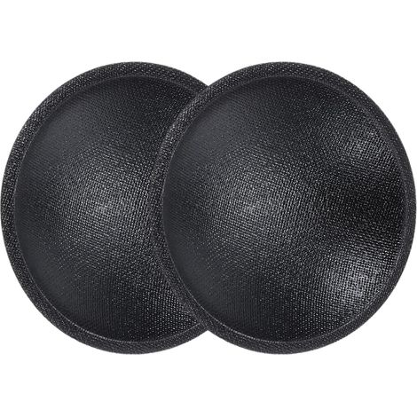 Lot de 2 capuchons anti-poussière pour enceintes de 45 mm/1,8 pouces de diamètre extérieur en tissu huilé, dôme pour couverture de bobine de subwoofer, capots pour accessoires d'enceintes (1/5)