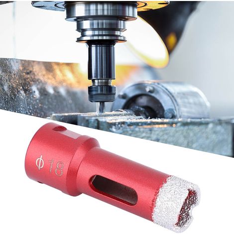Foret diamanté brasé sous vide, scie cloche pour pierre et marbre, 18 mm (1/5)
